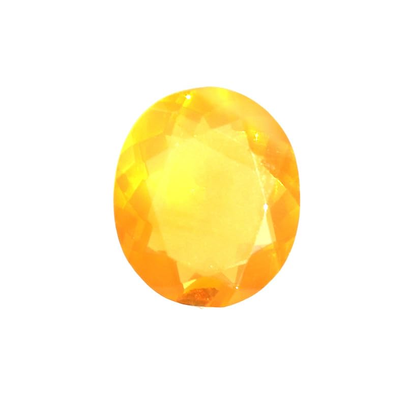 Opale mexicaine naturelle de 2,54 cts taillée en cabochon ovale unique