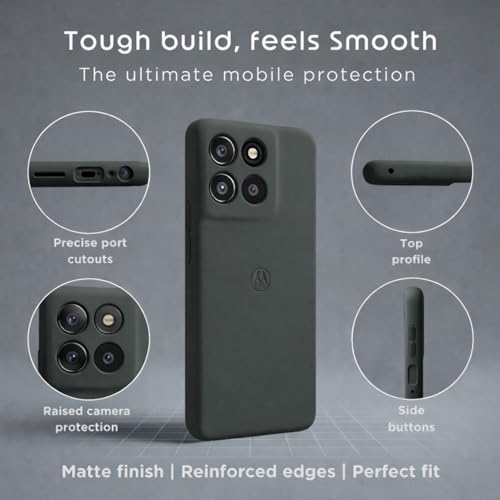 Image of Motorola Compatible with Motorola G67 Power Softmatte (TPEE) Back Cover Drop Tested Shock Proof Mobile Case for Men, Women, Boys and Girls with Camera Protection (Cilantro)