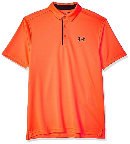 playera polo naranja Marca Under Armour