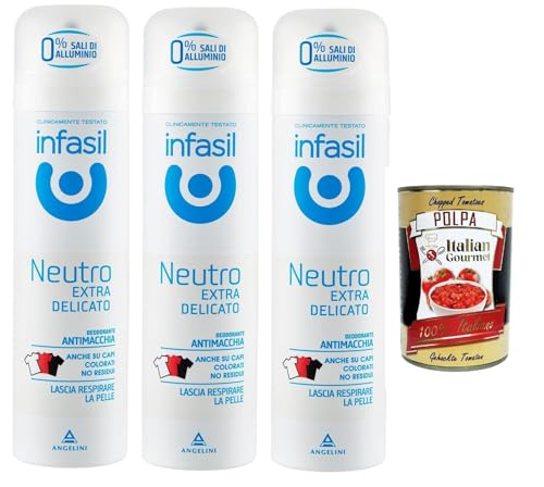 Italian Gourmet Deospray Neutro Extra Delicato Antimacchia 0% Alu 3 x 150ml