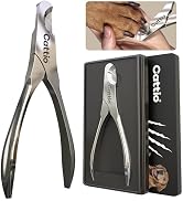 Cattio Dog Nail Clippers - All Steel Material, Built-in Spring,Heavy Duty Dog Nail Trimmer Full M...