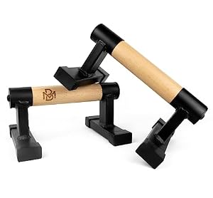 Müller & Blum Premium Holz Parallettes Liegestützgriffe