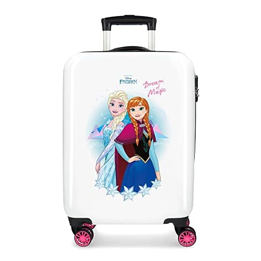 Disney Frozen Dream of Magic Maleta de cabina Multicolor 37x55x20 cms Rígida ABS Cierre combinación 32L 2,5Kgs 4 ruedas dobles Equipaje de Mano