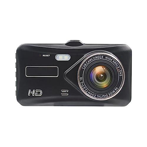 Dashcam Full HD 1080P DELURA avec double lentille de 4 pouces pour enregistreur vidéo de voiture