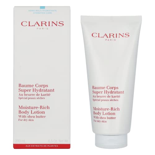 Loción Corporal Rica en Humedad Clarins con manteca de karité...