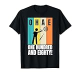 Funny Dartboard Top Score And Dart Player T-Shirt