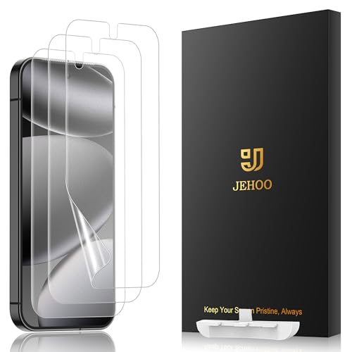 [3 Pack] JEHOO for Google Pixel 10 Pro Matte Screen Protector, Fingerprint Sensor Compatible, Anti-Glare Full Adhesive Flexible Film (Not Glass) by JEHOO - Used condition - CA$11.83
