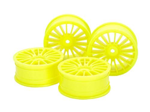 Jantes TAMIYA 24 mm jaunes 18 broches contre le déjantage RC
