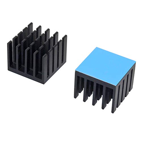 Disipador térmico de aluminio con cinta conductora para refrigeración de chips IC y componentes MOS 6