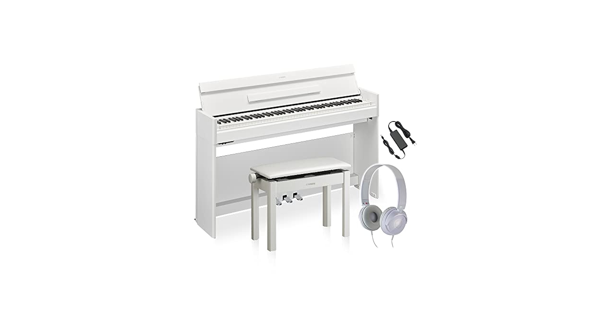 O.S.Dさま専用　YDP-S55 & 純正ピアノ椅子　美品 Amazon | YAMAHA YDP-S55 WH ホワイト 純正高低自在イス・純正