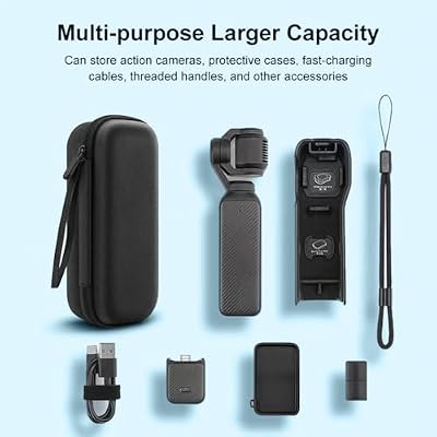 Omnpak Case for Osmo Pocket 3, Portable Storage Compact Protective Bag Carrying Case for DJI Osmo Pocket 3 Accessories