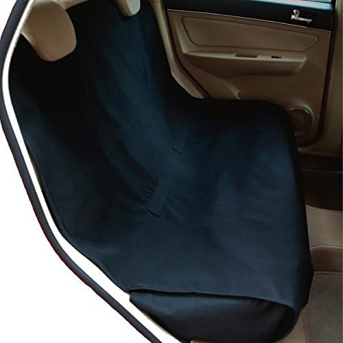 NAC&ZAC Waterproof Bench Pet Seat Cover for Cars and SUV with Seat Anchors, Nonslip, Extra Side Flaps, Machine Washable Barrier Dog Car…