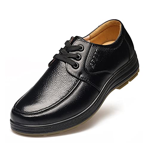 LAZIRO Men's Shoes Big Toe Casual Shoes Men's Leather Shoes Men's Low Top Shoes Work Shoes Men's2