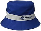 Bud Light Men's Reversible Solid To All Over Print Bucket Hat