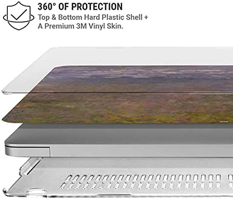 Skinit Case + Skin Compatible with MacBook Air 13in M1 (2021) - Bridgeman Art Water Lilies by Claude Monet Design
