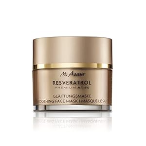 M. Asam Resveratrol Premium NT50 Smoothing Face Mask (50ml) – Anti-aging face mask skin care with concentrated resveratrol & hyaluronic acid for increased radiance, facial care