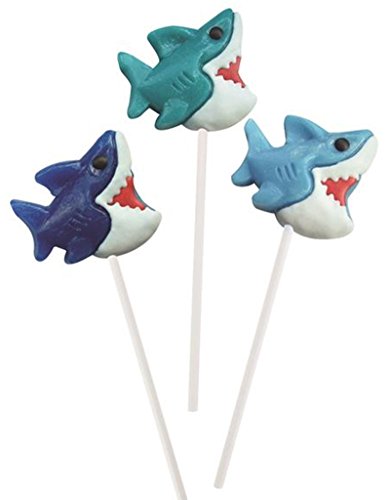 Rhode Island Novelty ZYSHLOL shark lollipops 12 pack candy suckers