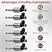 ProXlex 6Pcs 16600-6KA0A Fuel Injector Compatible with Nissan Pathfinder Infiniti QX60 JX35 2016 2017 2018 2019 2020 3.5L Replaces# 166006KA0A FJ1548