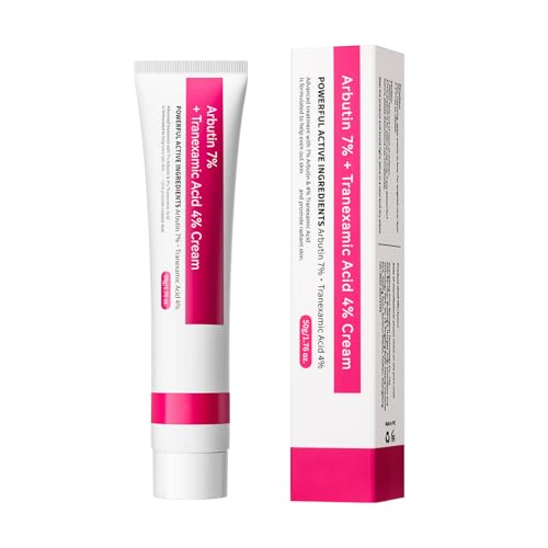 Image of 7% Alpha Arbutin + 4% Tranexamic Acid Cream - Face Cream For Dark Spot - Skin Brighten For Spots & Freckle - Moisturize & Nourish For Darkness & Dullness