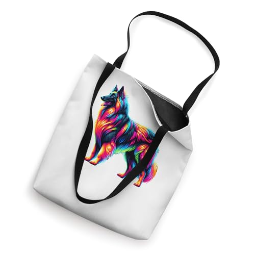 Bolso tipo tote con diseño de arte pintado de Belgian Tervuren miniatura 2
