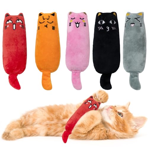 Maiiu 5pcs Catnip Toys, Funny cat Toy, bite Resistant cat Toys