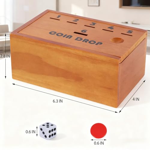 Juegoal Coin Drop juego de mesa de dados y fichas miniatura 2