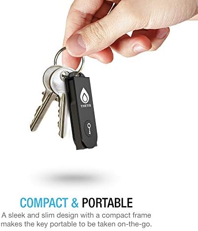 Thetis Security Key - U2F and FIDO2, USB A, Two Factor Authenticator with Bluetooth, Multi-Layered Authentication Protection HOTP U2F Compatible Windows, MacOS, Gmail, Linux - Black