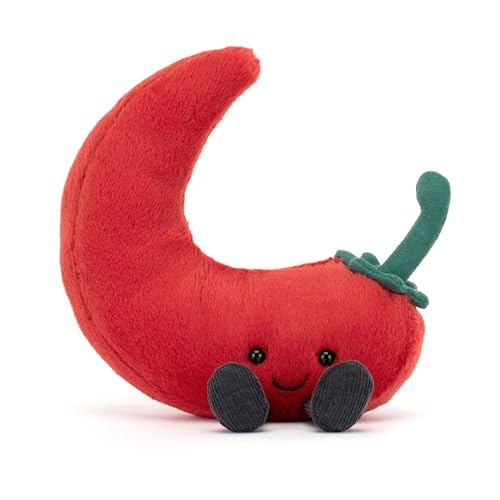 Jellycat Amuseables Chilli Pepper Stuffed Toy, 6.5 inches - Vegetable Plush - Fun Gift Idea - Image 6