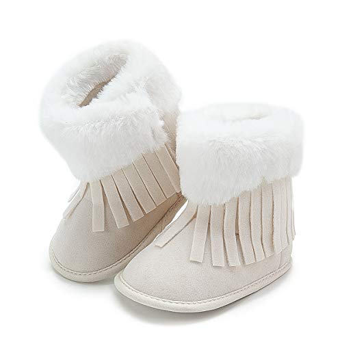 Infant Boots Cute Winter Baby Girl Shoes Soft Sole Anti-Slip Toddler Snow Warm Prewalker Newborn Boots