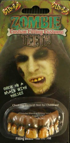 Billy Bob Dientes falsos para Noche de Brujas, de la marca, Zombie 2