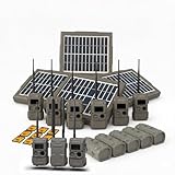 Cuddeback CuddeLink Wireless, 3rd Gen Sensor, Low-Glow IR LED Camera (6-Pack) Bundle with Starter Kit Remote Camera and Charging Accessories (25-Items)