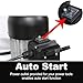 BUCKTOOL 1.2 HP Auto Start 750CFM Dust Collector with 3 Dust Collection Bag, 5.4 Cubic Bag Capacity and 5 PCS Reducer for Woodworking