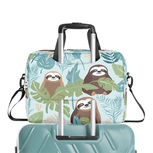 Bolso para portátil de 16 pulgadas con diseño Tropical Sloth miniatura 6
