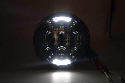 farol da motocicleta 80W 5 3/4 5,75 polegadas Farol LED com DRL Para Sportster Iron 883 1200 Dyna St