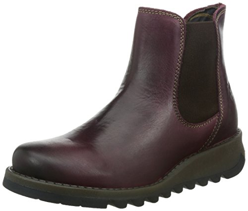 FLY London Damen Salv Chelsea Boots, Violett Purple, 40 EU Cover