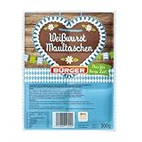BÜRGER Weißwurst-Maultaschen 300 g – Limited Edition, Bayerische Spezialität im Nudelteig, servierfertig & herzhaft, 1 x 300 g Beutel
