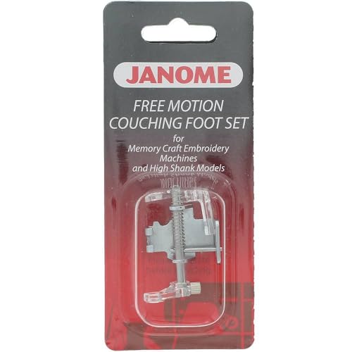 Set de Pies Janome Free Motion Couching para Máquinas de Coser miniatura 4