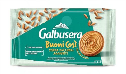 Galbusera Buoni Così Biscotti Frollini senza Zuccheri Aggiunti, 330g