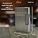 Visol Hubbard Traditional and Torch Flame Refillable Gas Lighter, Flint and Windproof Adjustable Flame Lighter (Shipped Without Butane) (Brushed Stripes Gunmetal)