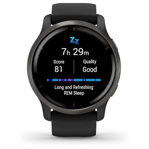 Garmin Venu 2 – GPS-Fitness-Smartwatch mit ultrascharfem 1,3“ AMOLED-Touchdisplay, umfassenden Fitness- und Gesundheitsfunktionen, über 25 vorinstallierte Sportarten, Garmin Music und Garmin Pay