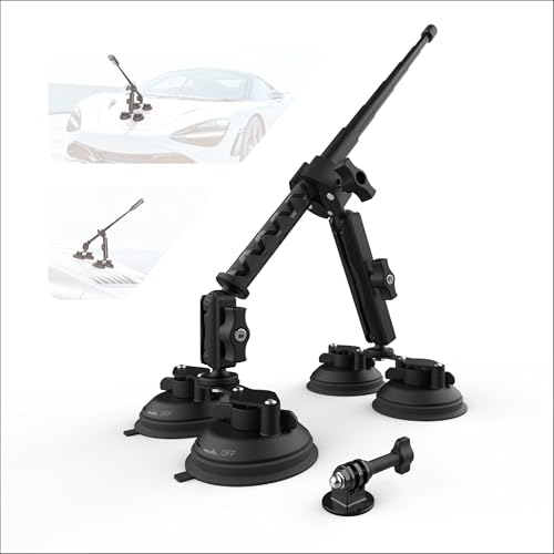 Support pour insta360 x5 à ventouses et accessoires caméra de sport auto