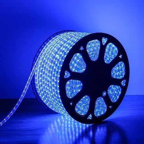 Desidiya® Waterproof LED Strip Rope SMD Roll Light (108 Led/Mtr, Blue, 5 Meters)