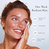 Bio Collagen Face Mask Overnight Hydrating Mask for Skin Care, Pore Minimizing, Anti-Aging, Pack of 4 - Image 6