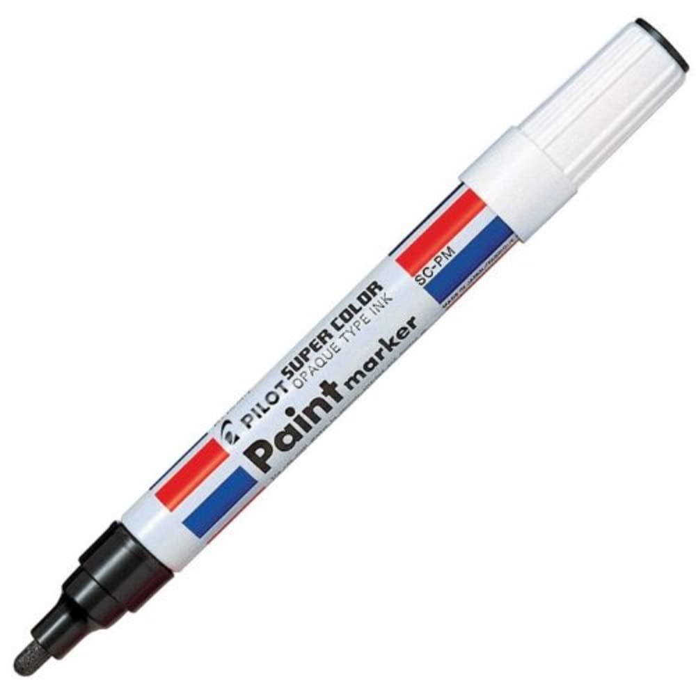 Pilot SC-PM, 12 Rotuladores Permanente Pilot Paint Marker, negro