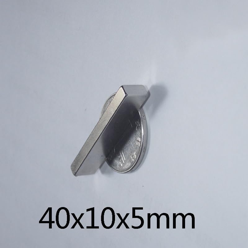 5/10/20/50/100pcs 40x10x5 mm Sheet Rare Earth 40mmx10mm Big Rectangular Neodymium 40x10x5mm Magnetic Magnet(5pcs)