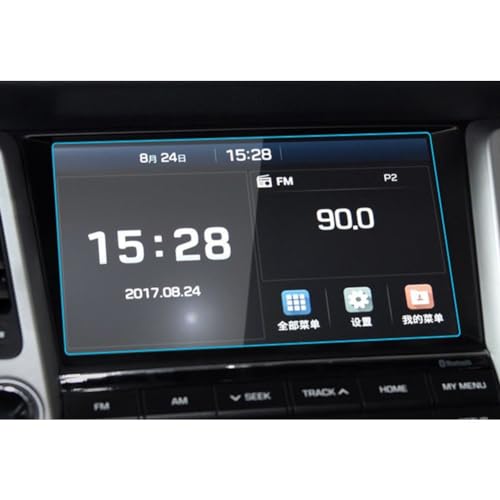 Écran tactile LCD GPS verre trempé protection écran Tucson NX4 2022 2023 vitre console centrale