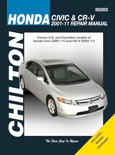 New Store Stock Honda Civic & CR-V (\'01-\'11) (Chilton)