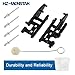 HZ-MONSTAR 02ESR1201ABK Sunroof Repair Kit Sunroof Track Assembly Compatible with Ford 2000-2014 F150 2005-2016 F250 F350 F450 2000-2017 Expedition Lincoln Navigator Mark LT Sunroof Track Repair Kit
