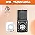 Ficstar 30 AMP Twist Lock RV Shore Power Inlet 125V/120V,RV Shore Power Inlet with 3 Stainless Steel Pins and Screws,NEMA L5-30P,ETL Listed,Black