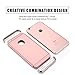 Case Compatible with iPhone 6/6s Plus 3 in 1 Ultra Thin PC Hard Shockproof Protective Smooth Surface (iPhone 6 Plus, Rose Gold)